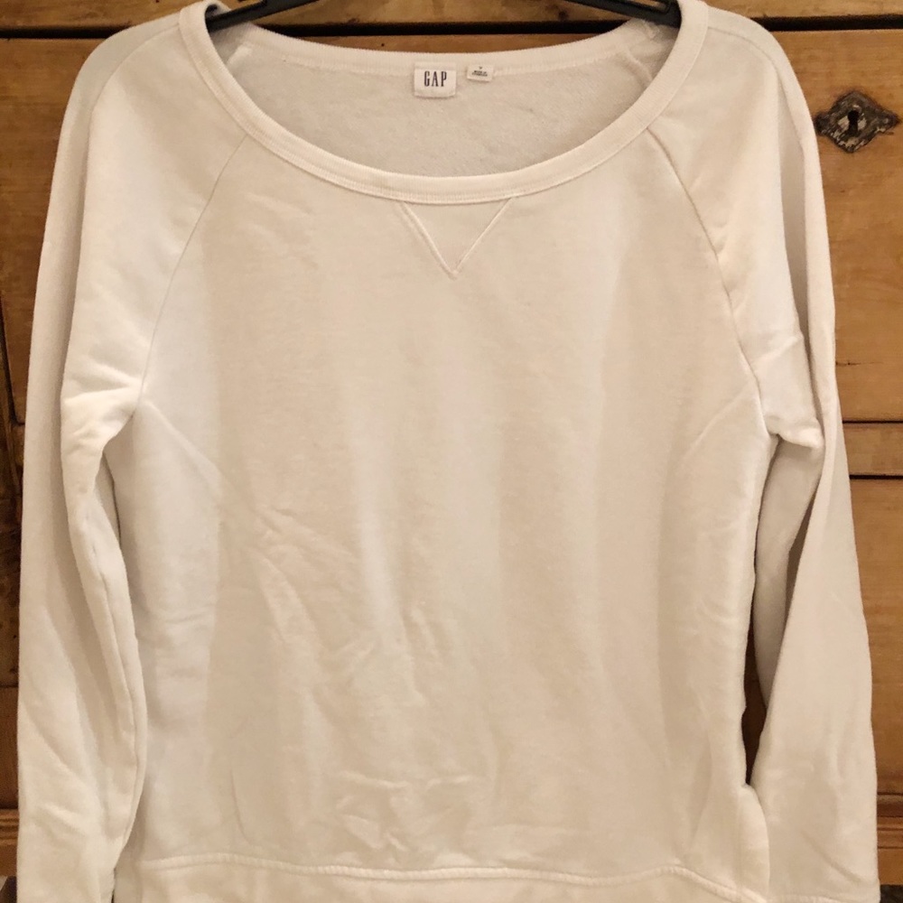 White sweatshirt
